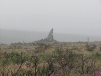 Finger Rock Tor in the clouds